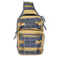 Sling Utility Bag/ Tan with Gray Trim.