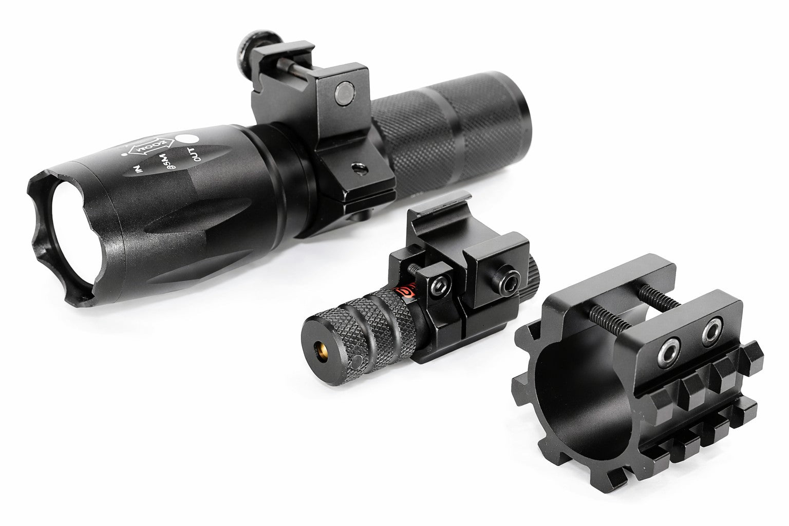 TRINITY 1000 Lumen Shotgun Flashlight & Red Laser Sight Kit Compatible With Mossberg 500 12 Gauge Picatinny Barrel Mount