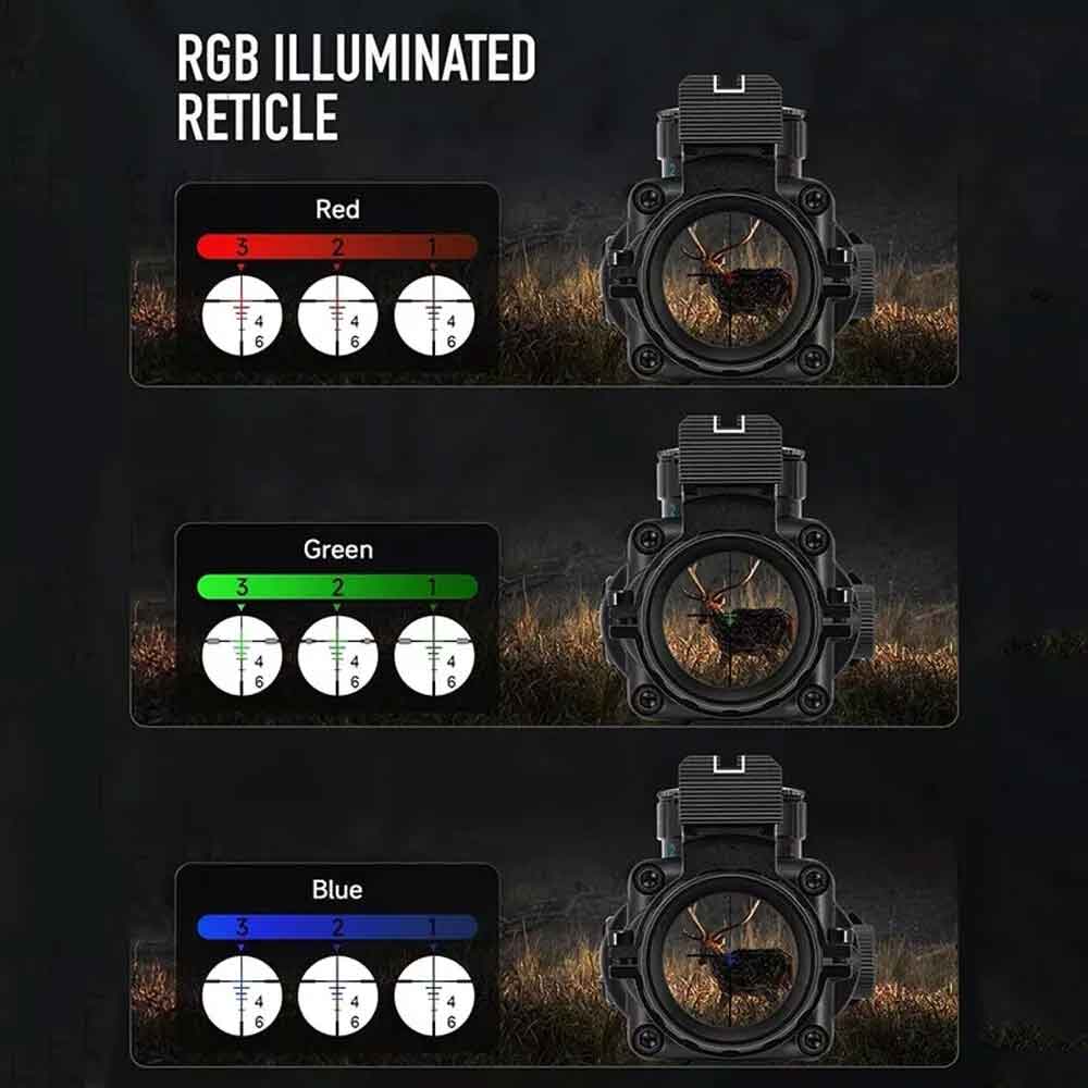 Trinity 4X32 Shotgun Scope for Escort GFZ with RGB Mil-Dot Reticle