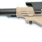 Tactical Adjustable Stock Tan Pistol Grip Black Combo With Butt Pad Compatible With Mossberg 590 12 gauge pump.