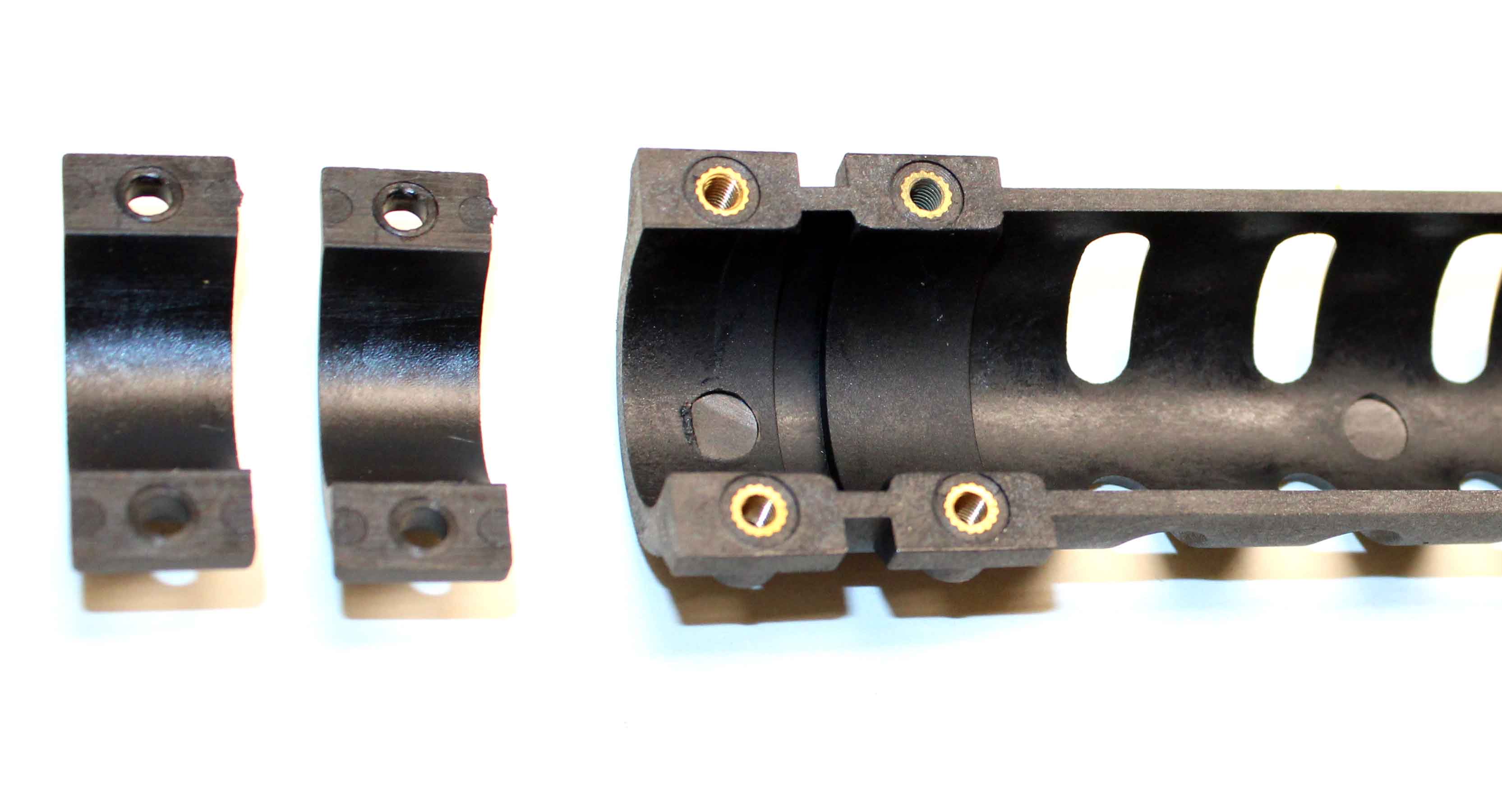 Mossberg 500 12 Gauge Pump Action Handguard With Angled Foregrip black