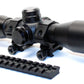 4X32MLF Compact Scope with Red/Green 5 Line Reticle and 1″ Picatinny Scope Rings for Ruger 10/22 model.