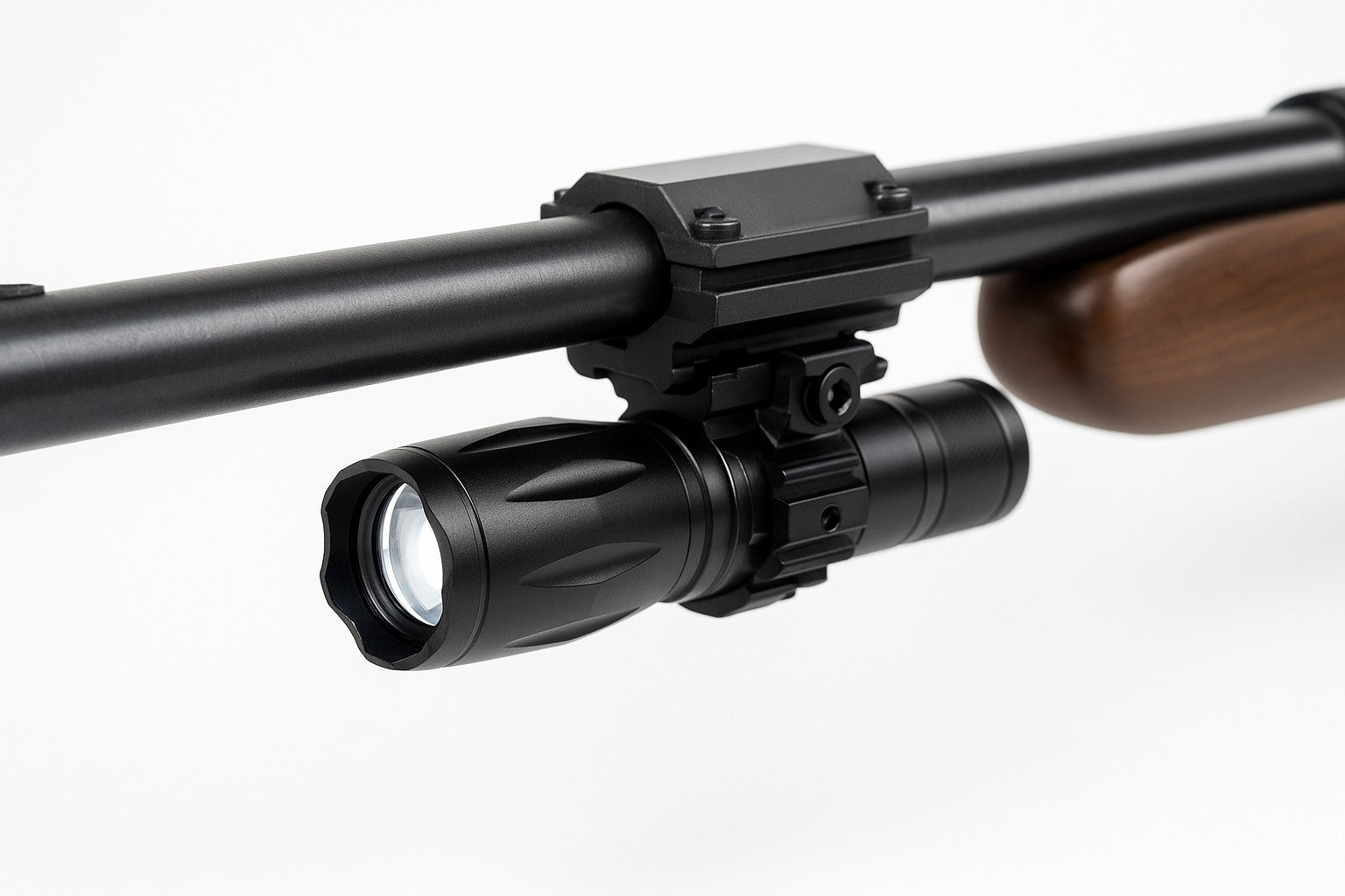 1000 Lumen Tactical Flashlight w/ Mount for Savage A17 Picatinny