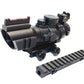 Ruger Model 14 rifle scope sight and rail combo aluminum black hunting accessories.
