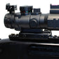 4X32 Tactical Scope sight with Red/Green/Blue Mildot Reticle for Mossberg 590a1 12 gauge.
