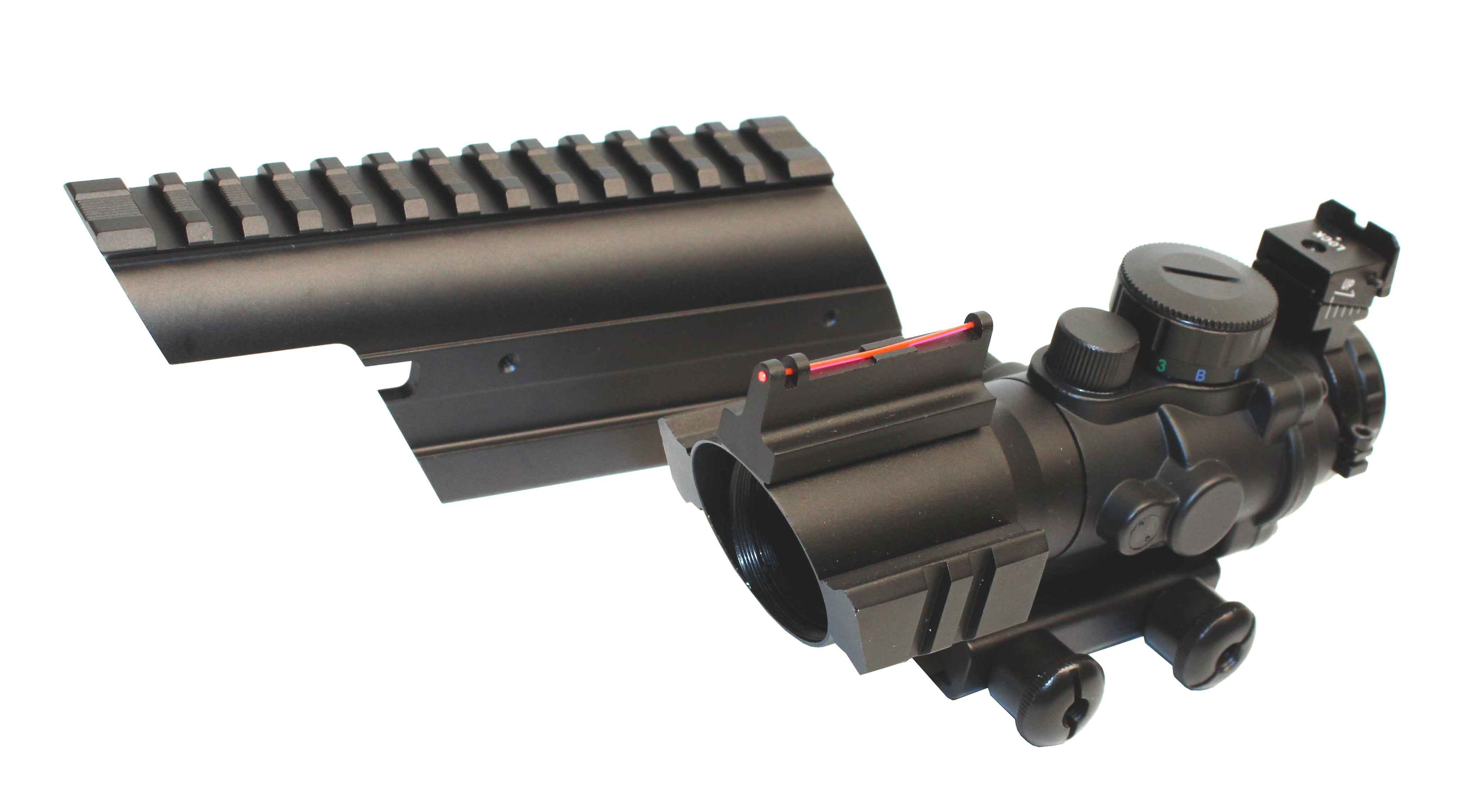 TRINITY 4x32 Scope & Saddle Rail Combo for Maverick 88
