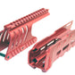 TRINITY Tactical Forend Pump and saddle mount combo aluminum red compatible with Remington 870 12 Gauge.