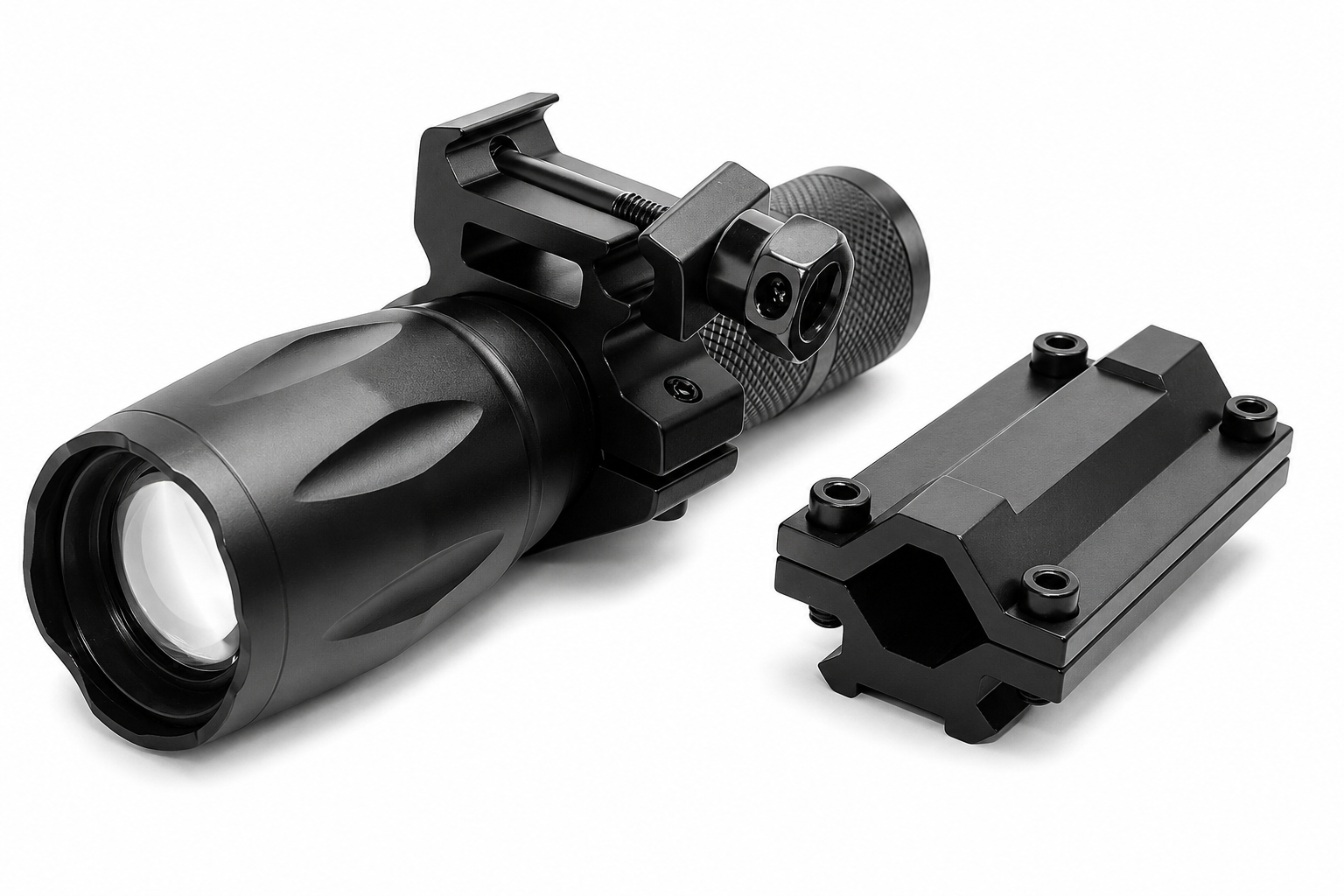 Tactical 1000 Lumen Flashlight with Picatinny Mount Compatible with Henry U.S. Survival Rifle – Hunting & Home Defense Light Kit