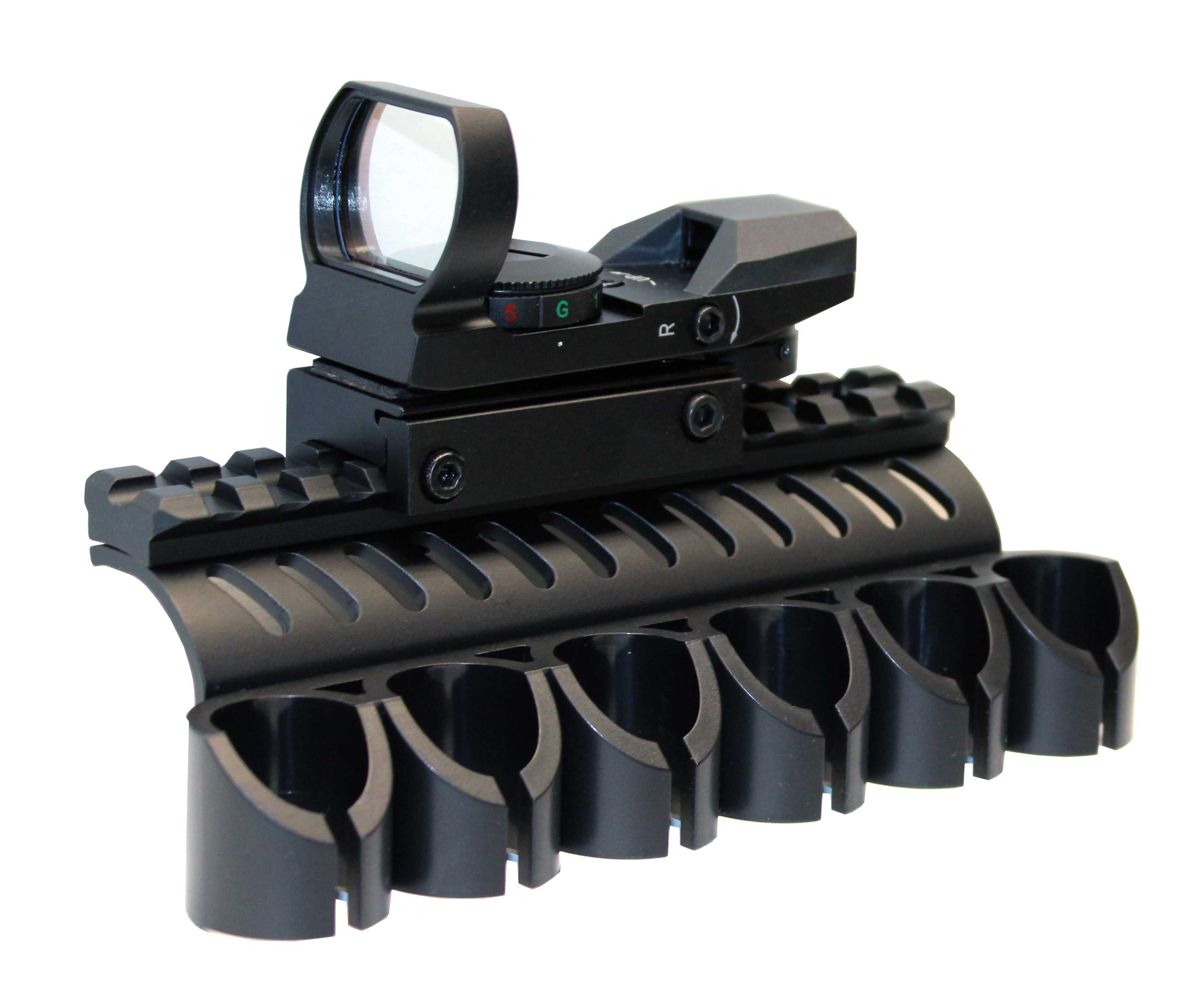 Mossberg 590A1 Reflex Sight & Rail Combo w/ Shell Holder | 12 Gauge