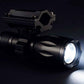 Tactical 1000 Lumen Rifle Flashlight with Picatinny Rail & Barrel Mount for Hunting & Home Defense