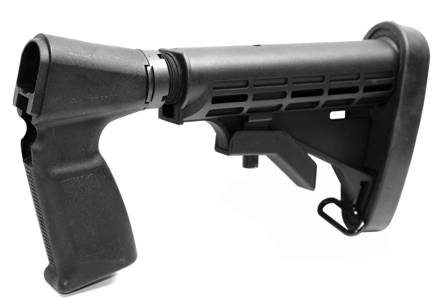 Tactical adjustable stock for Remington 870 tac-14 12 gauge.