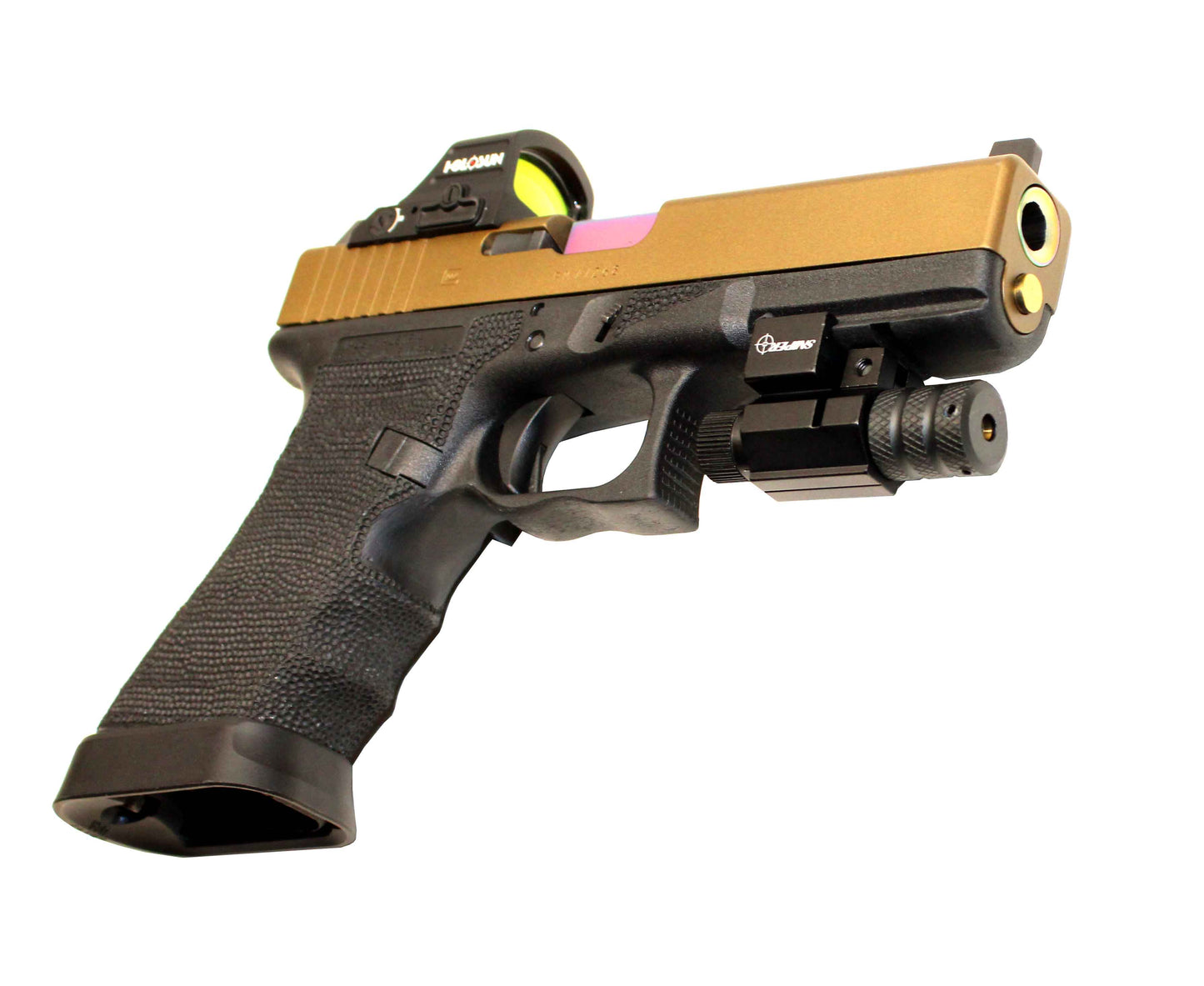 Trinity picatinny Mounted red dot laser Sight For Glock 19 Gen5 accessories home defense.