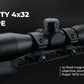 TRINITY 4x32 Mil-Dot Scope Compatible with Mossberg 590 12 Gauge Pump Shotgun Picatinny Rail Base Mount Tactical Hunting Optic