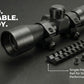 Ruger 10/22 Scope Combo – 4x32 Mil-Dot Scope with Picatinny Rail Base Mount, Aluminum Black