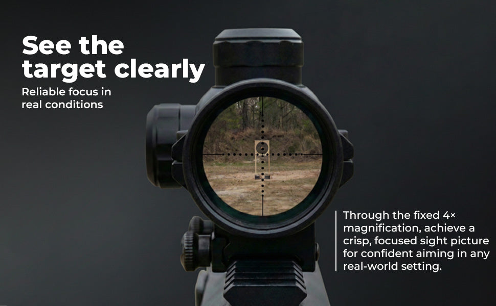 4x32 scope sight Mil-Dot Reticle Compatible with picatinny rails.