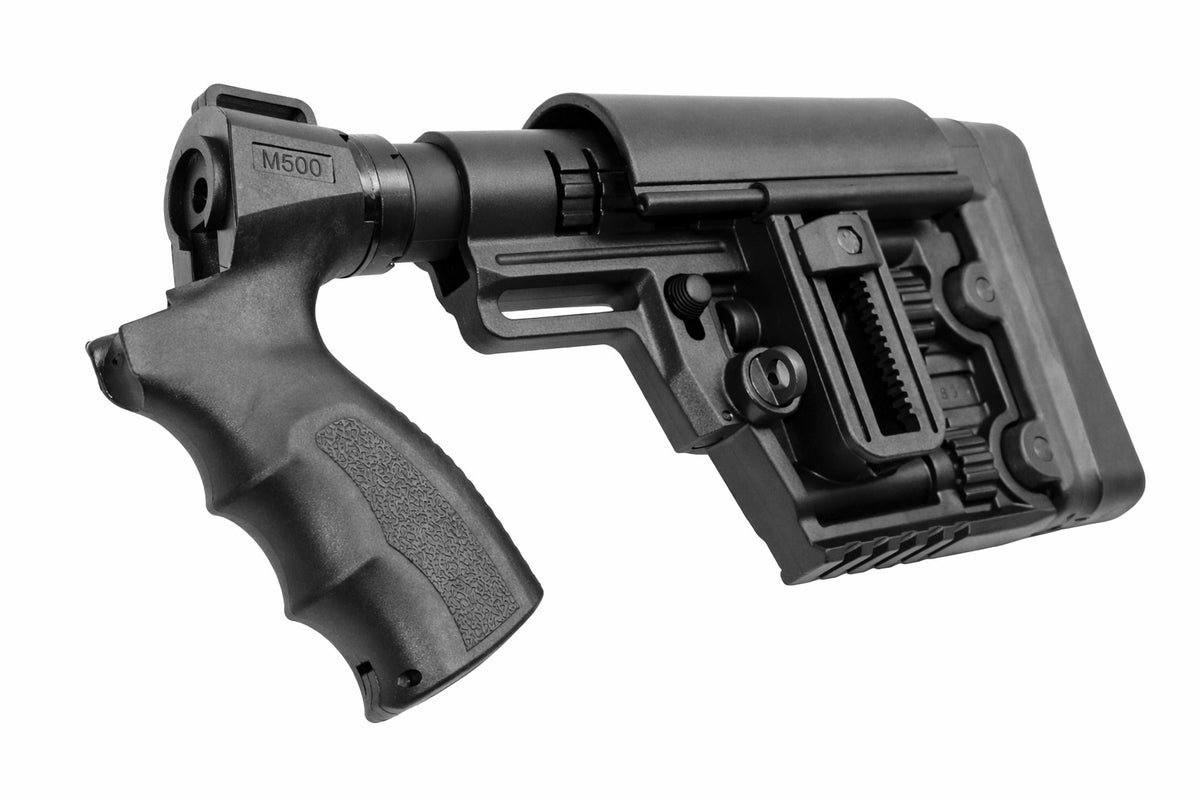 Modular Precision Tactical Buttstock w/ Grip for Mossberg 500 12 Gauge