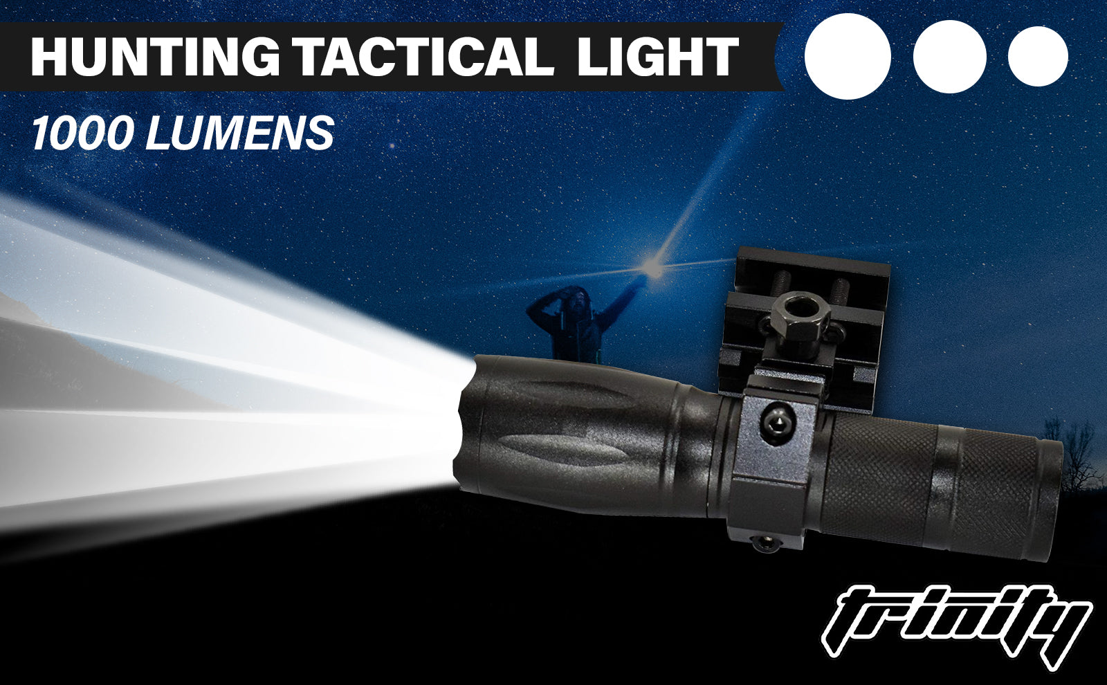 atak 1000 lumens rechargeable flashlight 1000 Lumen Flashlight with Mount Compatible with Maverick 88 12-Gauge