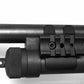 Tactical mount with 2 side picatinny rails compatible with 20 gauge pumps.