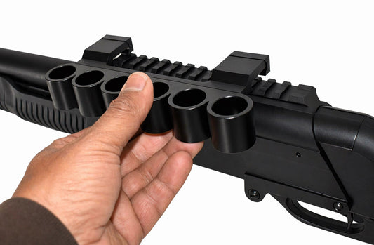 Aluminum 6-Round Shell Holder for Kel-Tec KSG – Picatinny Mounted