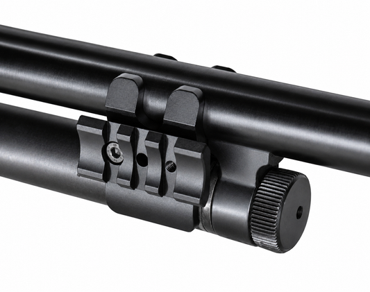 TRINITY Dual Side Picatinny Rail Barrel Mount Compatible with Mossberg Maverick 88 12 Gauge – Aluminum Tactical Shotgun Accessory Mount