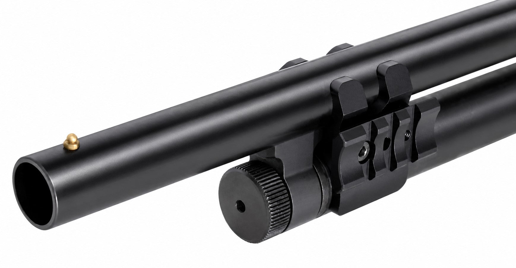 TRINITY Aluminum Barrel & Magazine Tube Mount with Dual Side Picatinny Rails Compatible with Mossberg 500 FLEX 12 Gauge