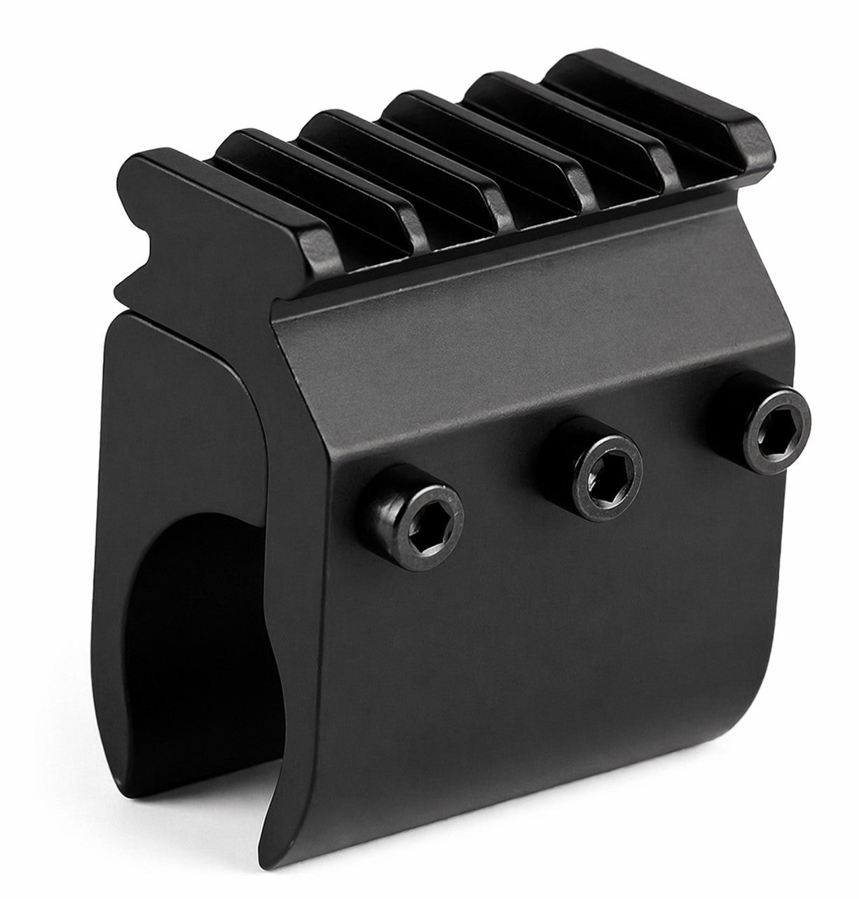 Trinity Magazine Tube Picatinny Rail Mount for 12-Gauge and 20-Gauge Pumps Aluminum Black