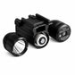 180 Lumen Flashlight & Green Laser Combo for Picatinny Rail Black