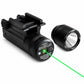 180 Lumen Flashlight & Green Laser Combo for Picatinny Rail Black