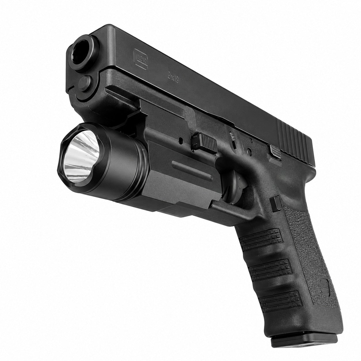 180 Lumen Flashlight & Green Laser Combo for Picatinny Rail Black