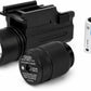 180 Lumen Flashlight & Green Laser Combo for Picatinny Rail Black