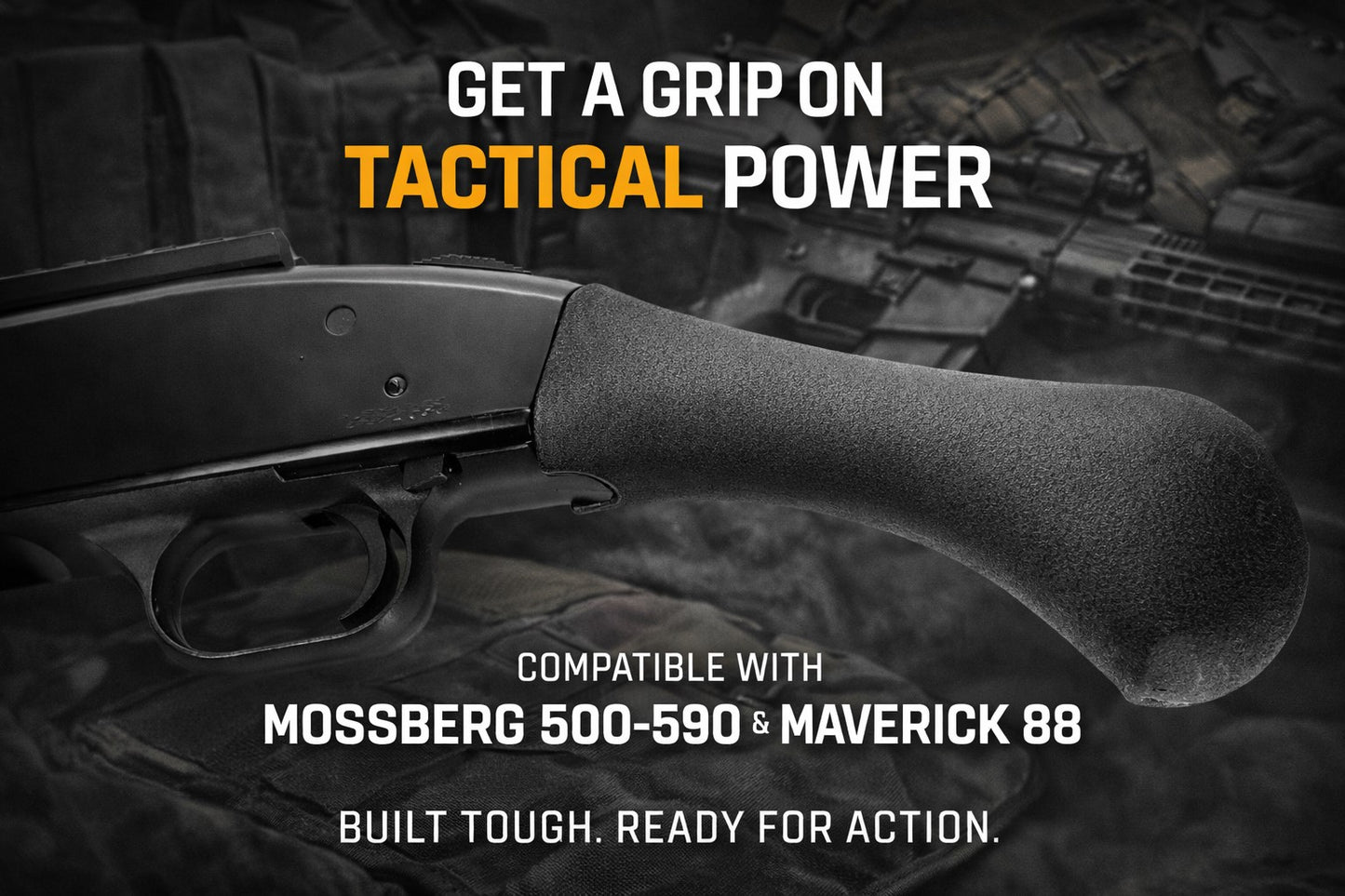 Rear Grip Adapter Compatible With Mossberg 12 & 20 Gauge Platforms