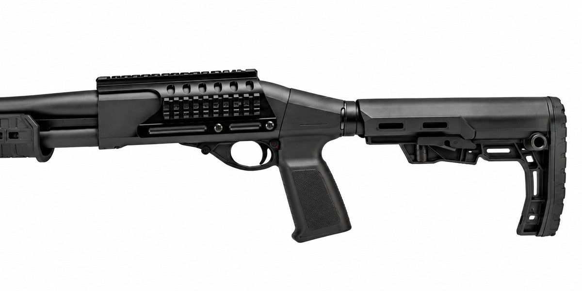 TRINITY Cali Style Adjustable Stock Remington 870 TAC-14 H&R 1871 12 Gauge Black