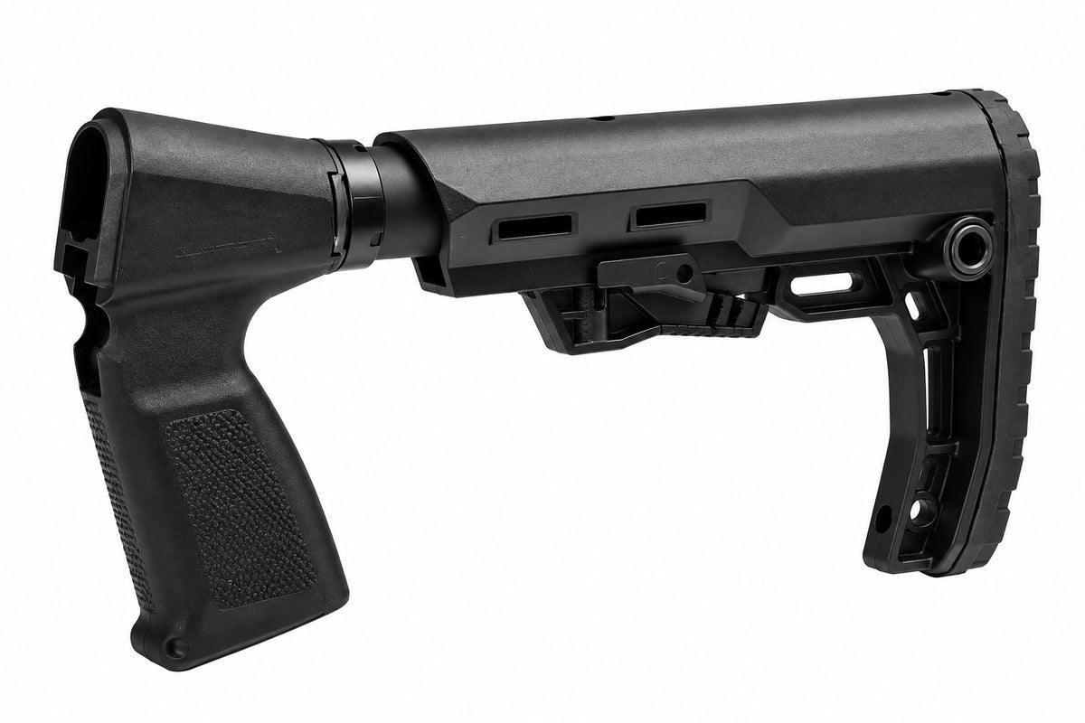 TRINITY Cali Style Adjustable Stock Remington 870 TAC-14 H&R 1871 12 Gauge Black