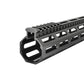 AR-15 Ultra-lightweight Minimalist Free Float Handguard Partial Top Rail [No Anti-Rotation Tabs] (K Style)
