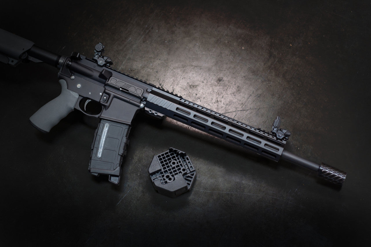 AR-15 Ultra-lightweight Minimalist Free Float Handguard Partial Top Rail [No Anti-Rotation Tabs] (K Style)