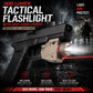 300 Lumen Tactical Flashlight with Red Laser Combo – Picatinny Rail Compatible (Tan)