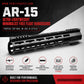 AR-15 Ultra-Lightweight Minimalist Free Float Handguard – Partial Top Rail, M-LOK (K-Style)