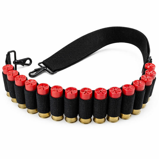 TRINITY 2 Point Shotgun Sling Bandolier with 15 Shell Holder Compatible with Mossberg 590