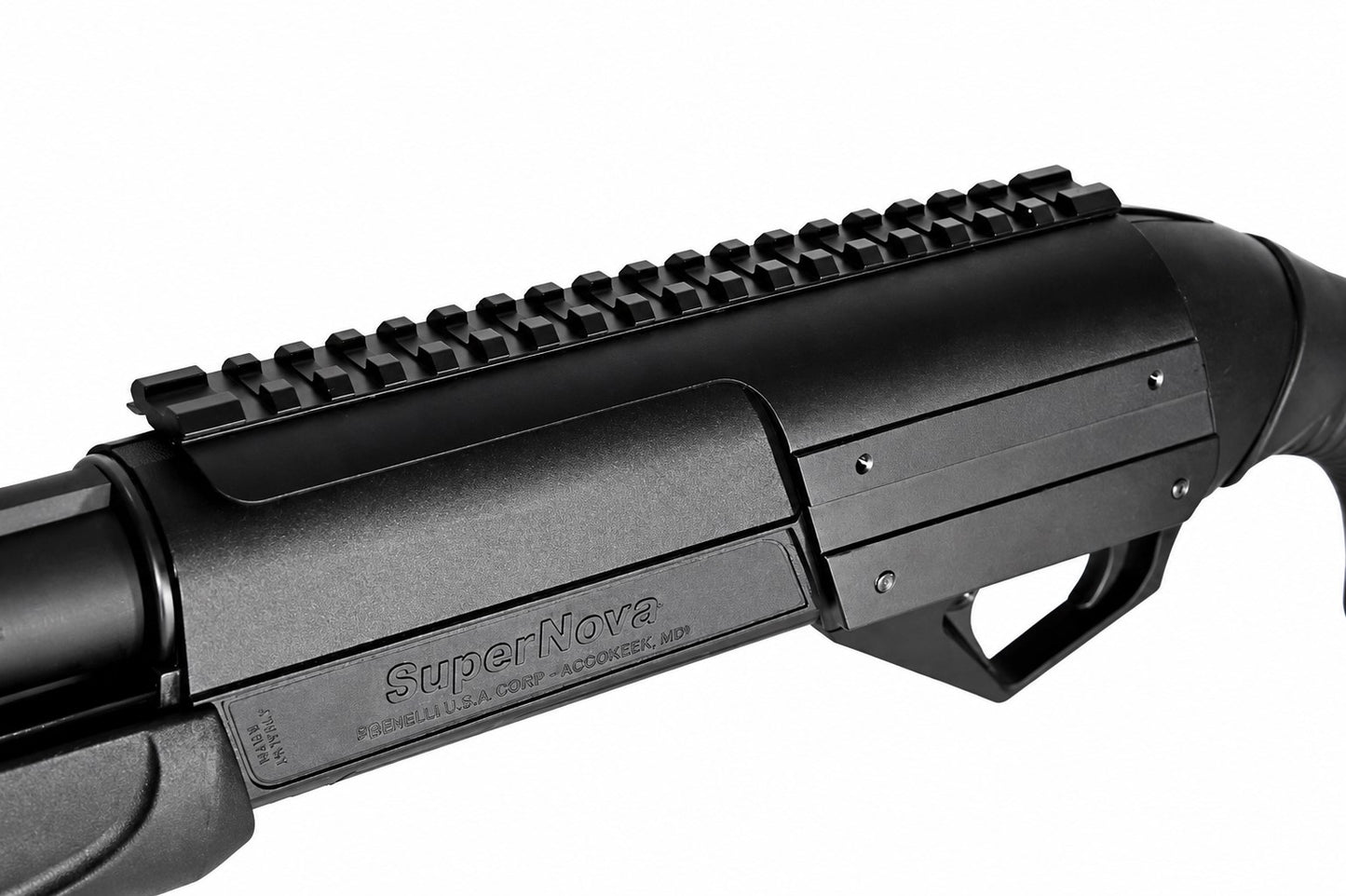 Saddle Mount Picatinny Rail Compatible with Benelli Nova & SuperNova 12 Gauge – Trinity Aluminum Receiver Rail