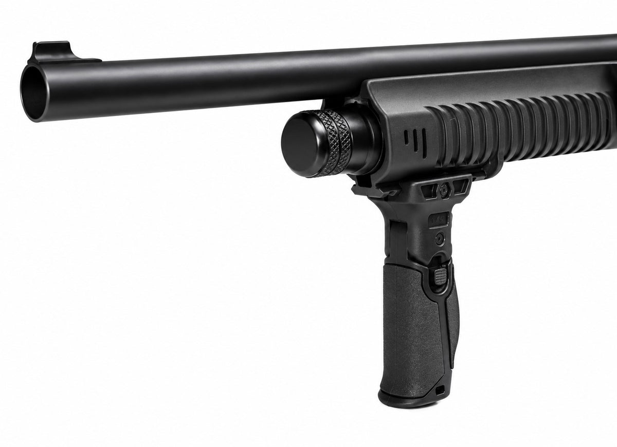 Foldable Foregrip Compatible with Black Aces FD12 Picatinny Rail Black