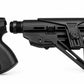 TRINITY Fury Style black 6-position adjustable stock for Mossberg 500 12 Gauge with ergonomic polymer grip, aluminum buffer tube, raised cheek support and rubber recoil pad.
