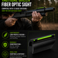 TRINITY Tactical Snap-On Fiber Optic Front Sight Compatible with 12 Gauge & 20 Gauge Shotguns – Low Light Bead Sight Upgrade