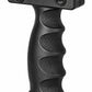 tactical vertical grip black for rifles and shotguns in a white background.