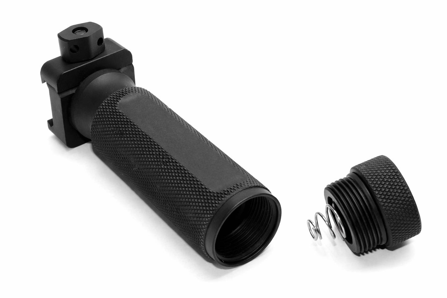 Trinity Tactical Aluminum Vertical Foregrip with Storage Compatible with Tokarev TBP 12 Picatinny Rail