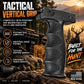 tactical vertical grip black for rifles and shotguns in a hunting background.