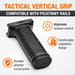 Tactical Vertical Foregrip with Storage for Black Aces FD12 Picatinny Rail Polymer Grip Black