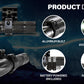 Tactical flashlight for Citadel boss 25 accessories picatinny.