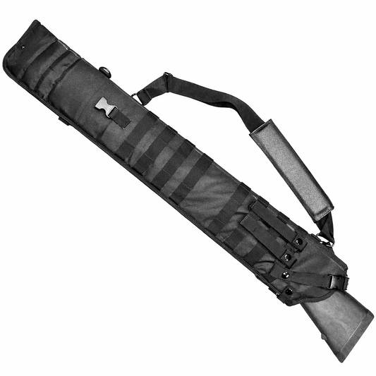 Maverick 88 Tactical Shotgun Scabbard Black Padded MOLLE Carry Case Shoulder Hunting Transport Bag