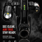 Trinity 1000 Lumen Flashlight & Red Laser Combo Compatible with Kel-Tec KS7 – Tactical Picatinny Rail Mounted Light Kit