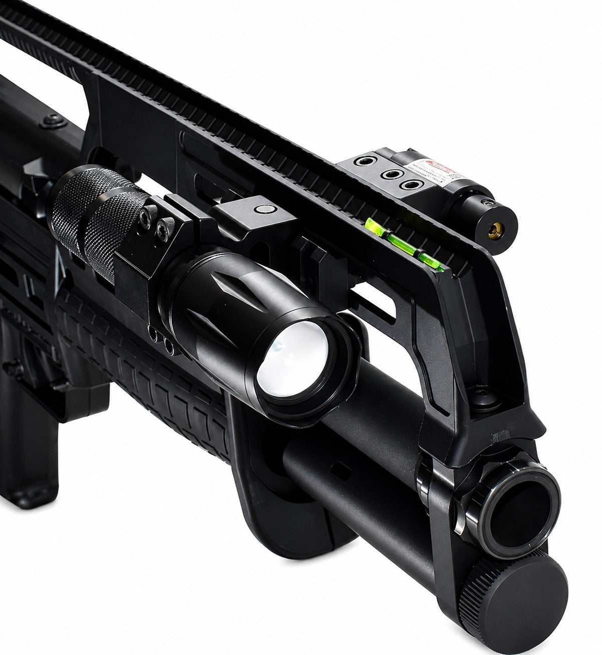 Trinity 1000 Lumen Flashlight & Red Laser Combo Compatible with Kel-Tec KS7 – Tactical Picatinny Rail Mounted Light Kit